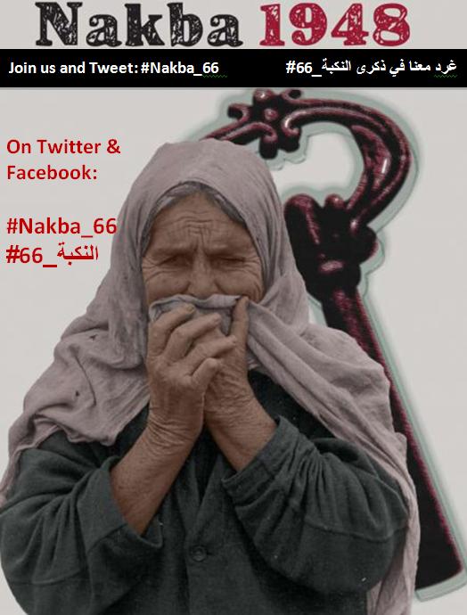 International campaign to commemorate Palestinian #Nakba_66